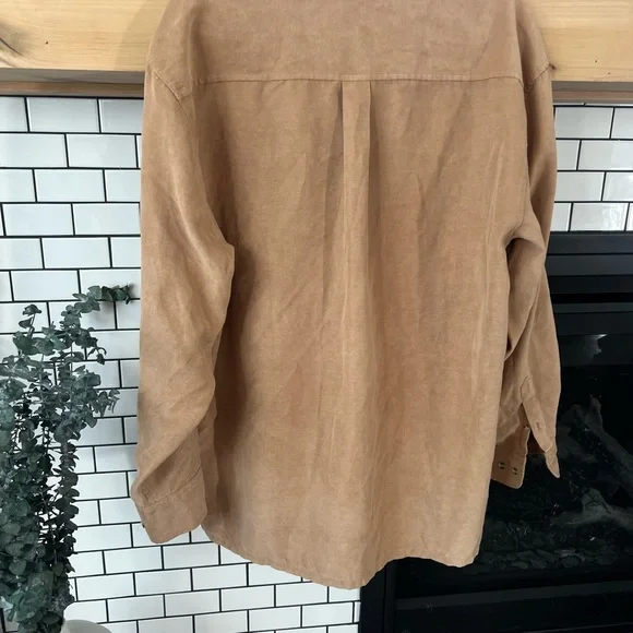 Northcrest Light Brown Casual Shirt - Picture 3 of 4